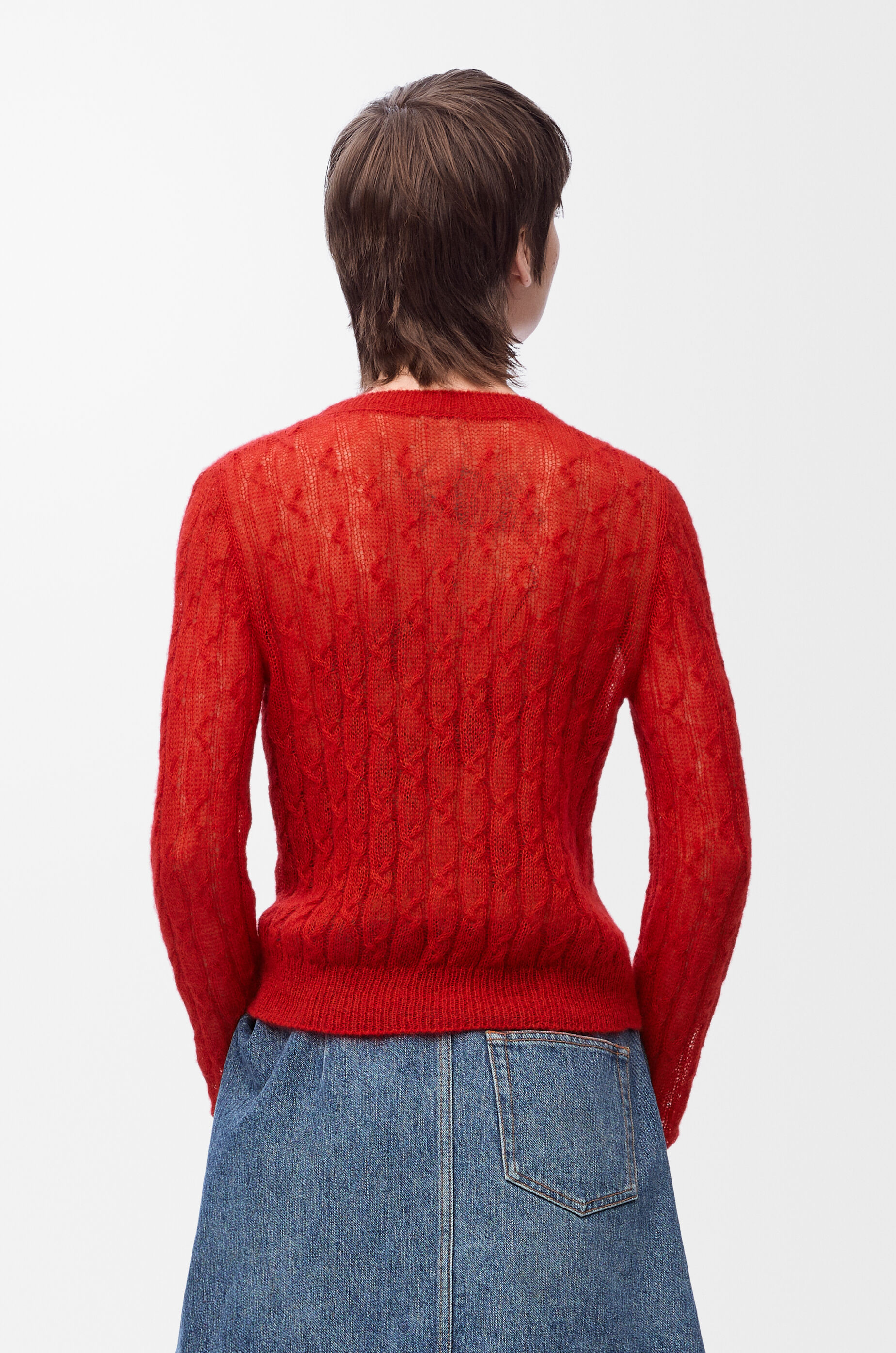 Soft Mohair Crewneck Easy Pullover – Tibi Official