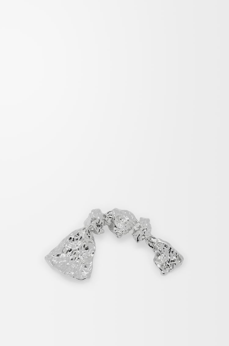 LOEWE BoWED Tie brooch in sterling silver Silver