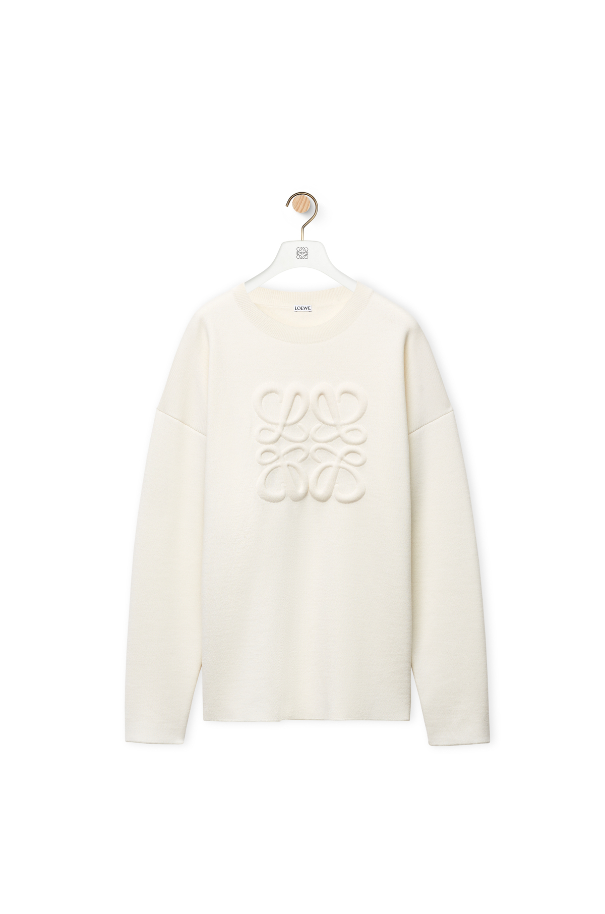 Anagram sweater in wool White - LOEWE