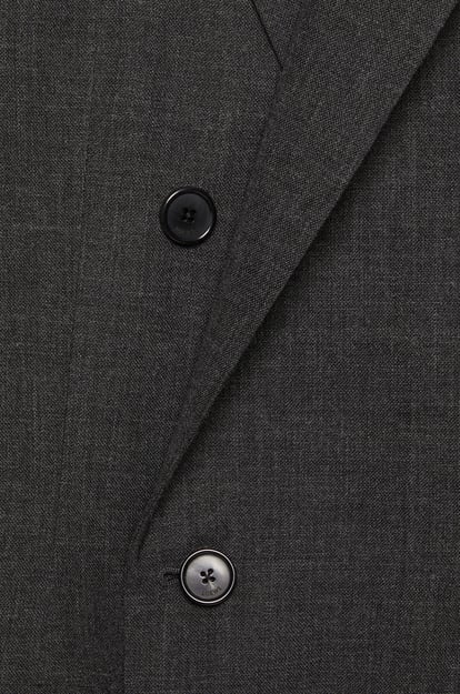 LOEWE Double breasted jacket in wool Anthracite plp_rd