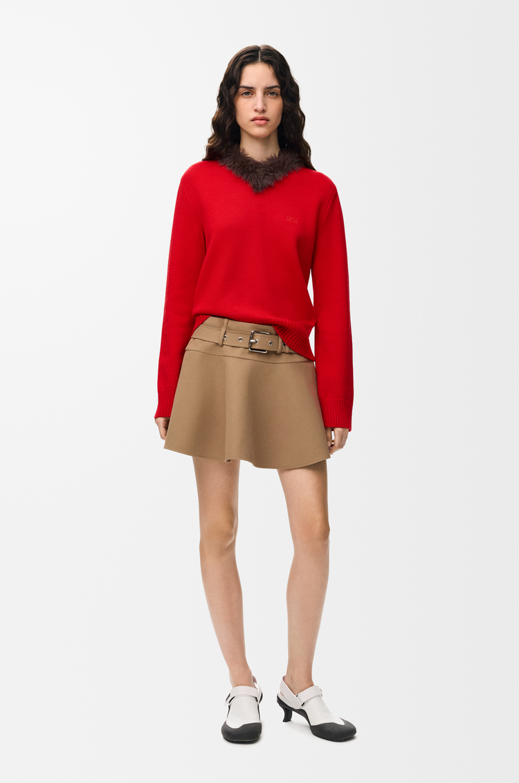 LOEWE Jersey en lana Rojo