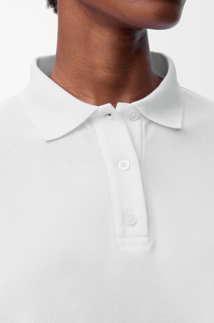 LOEWE Trapeze polo in cotton White