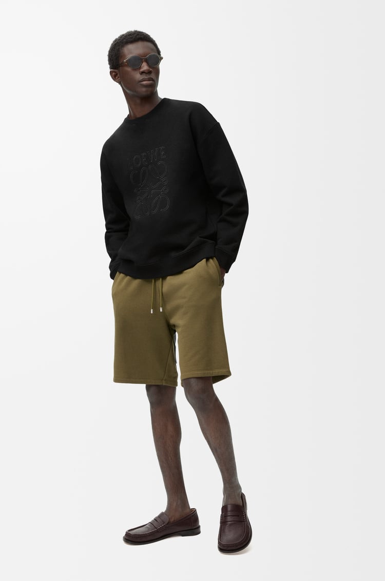 LOEWE Regular fit sweatshirt in cotton Black