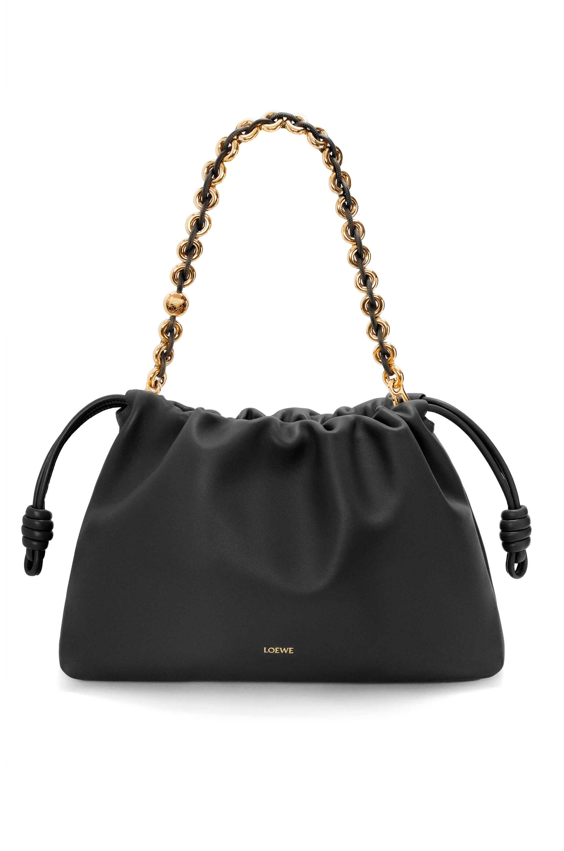 フラメンコパース ラージ（メローナパラム） ブラック - LOEWE