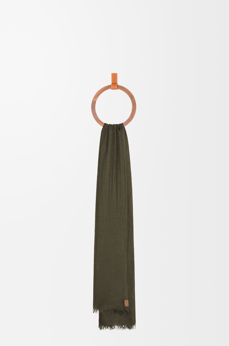 LOEWE Scarf in cashmere Tea Dust Glaze