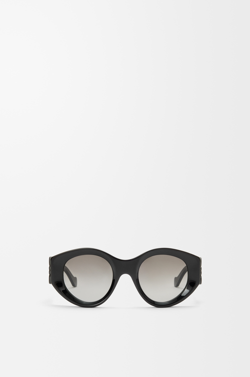 LOEWE Occhiali da sole a farfalla Anagram maxi Nero Nero