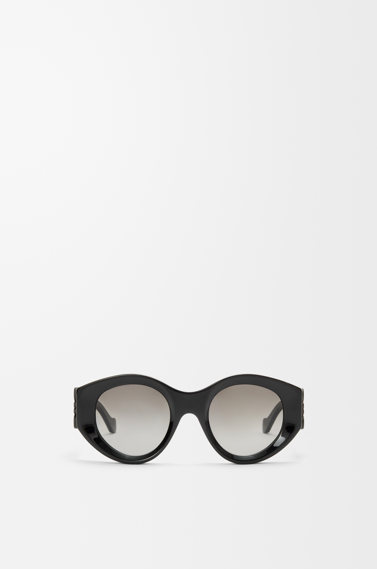 LOEWE Occhiali da sole a farfalla Anagram maxi Nero Nero