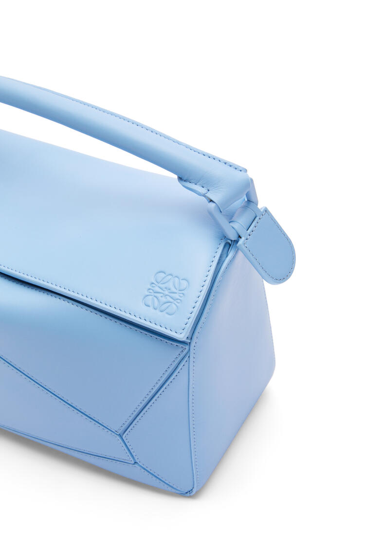 LOEWE Puzzle bag in satin calfskin Olympic Blue