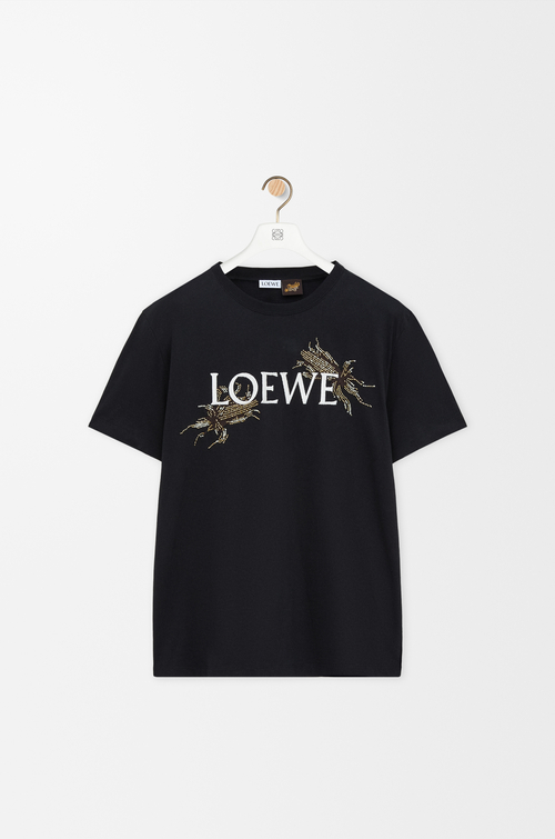 LOEWE Embellished T-shirt in cotton Black