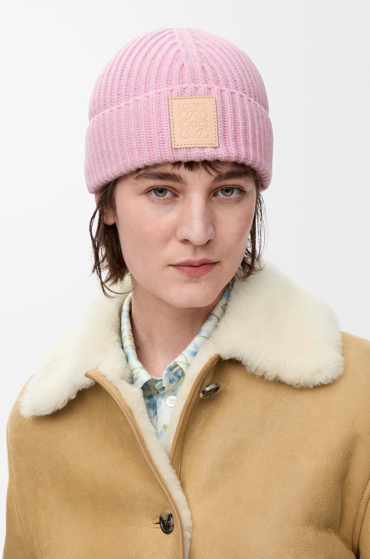 LOEWE Beanie in cashmere Light Pink