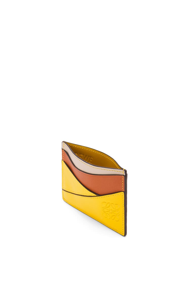 LOEWE パズル プレーン カードホルダー (クラシックカーフ) Mustard/Tan