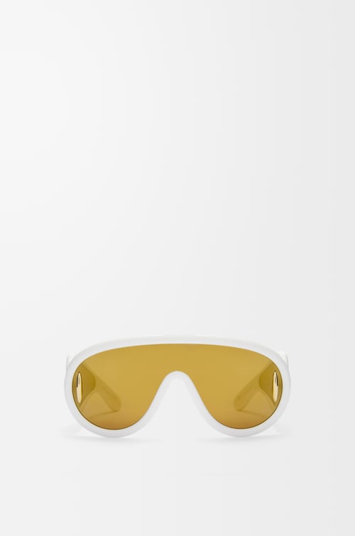 LOEWE Gafas de sol Wave mask en acetato Marfil