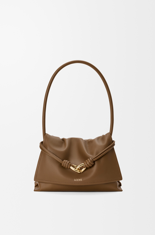 LOEWE Small Flamenco Flap bag in nappa calfskin Bronze