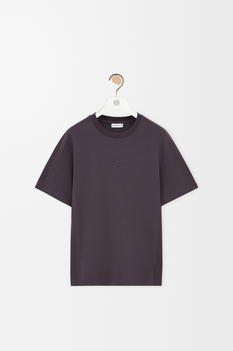 LOEWE T-shirt in technical jersey Purple