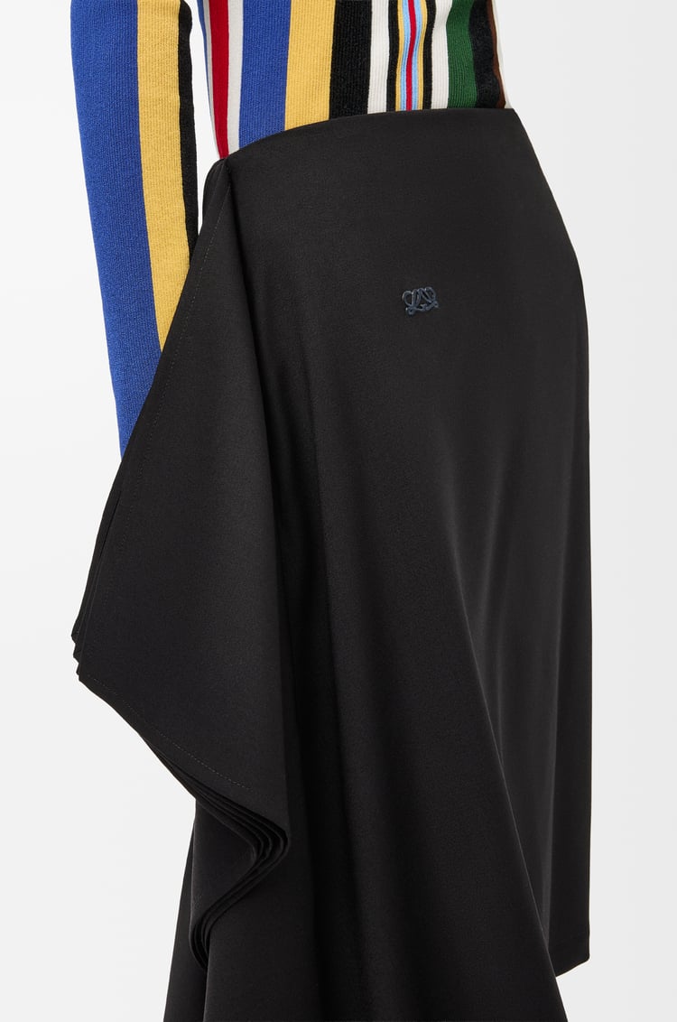 LOEWE 羊毛裙 黑色