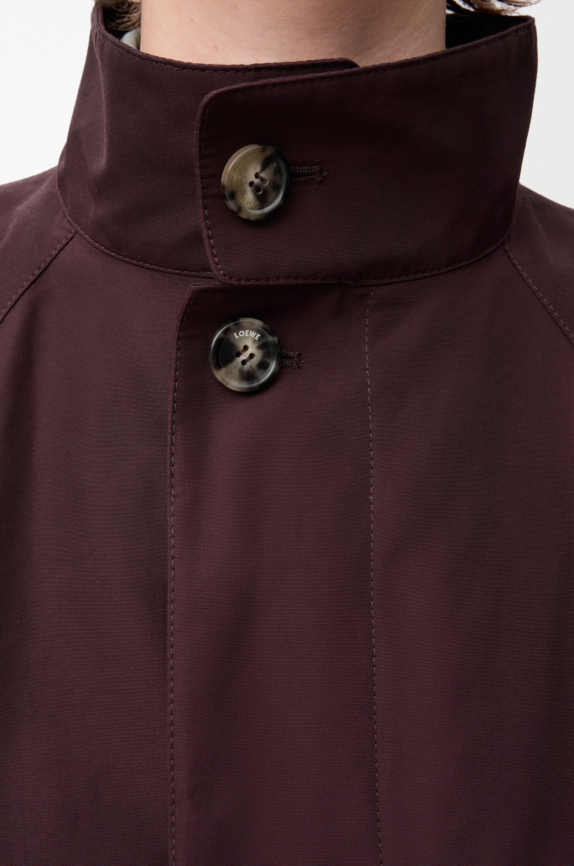 LOEWE☆ショート トレンチ（コットンブレンド） ショート トレンチ（コットンブレンド） レッド - LOEWE