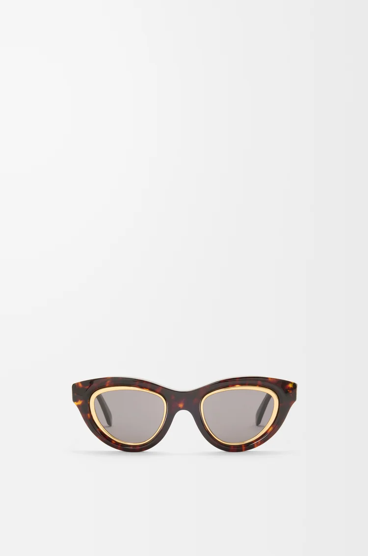 LOEWE Mini Anagram Cateye sunglasses Havana