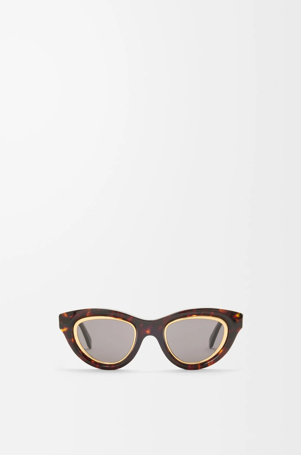 Mini Anagram Cateye sunglasses Brown - LOEWE USA Official  display picture 3