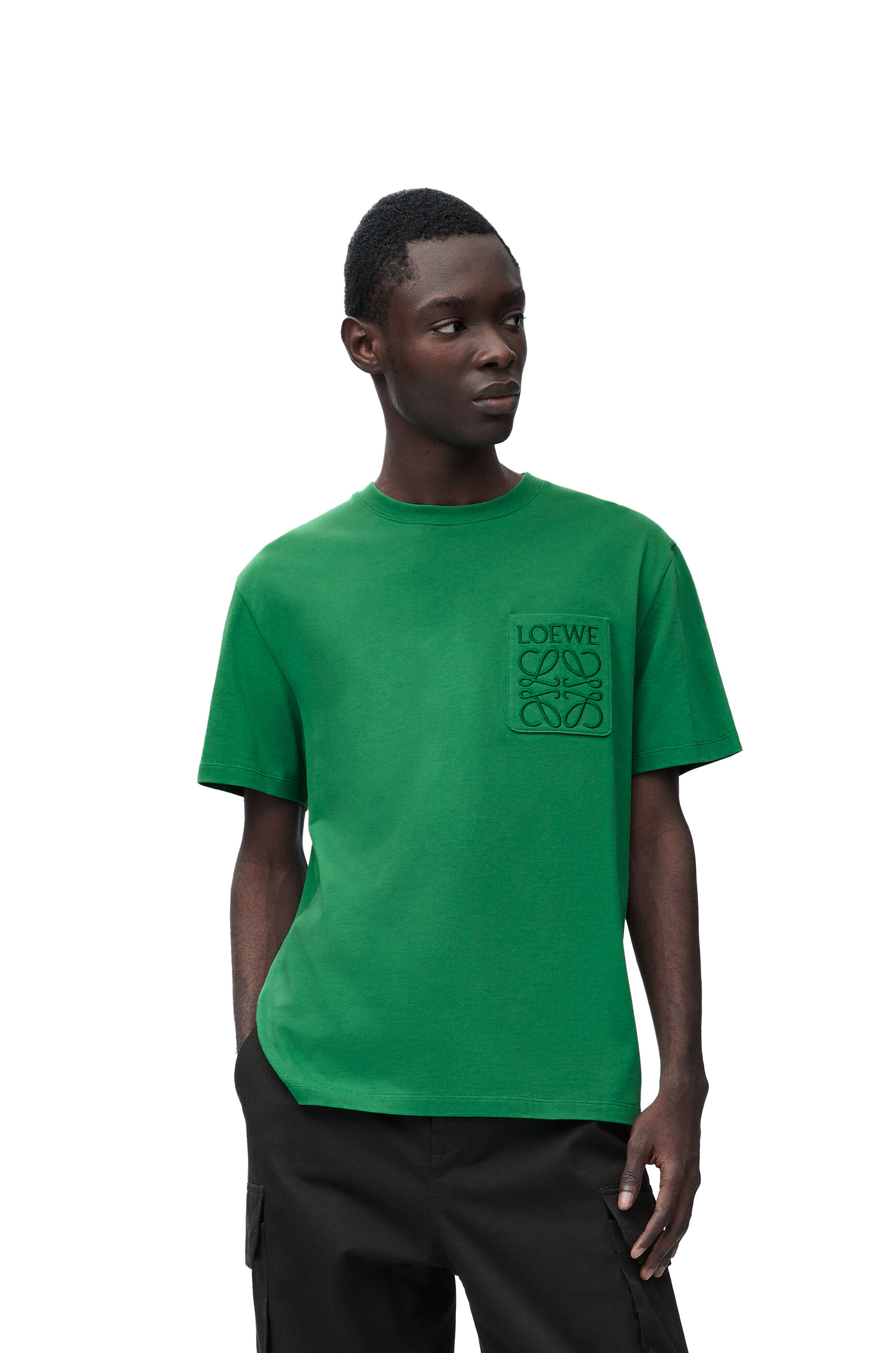 リラックスフィット Tシャツ（コットン） テニスグリーン - LOEWE