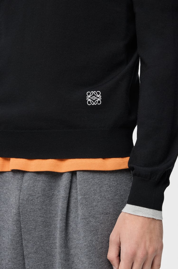 LOEWE Sweater in wool Black/Grey