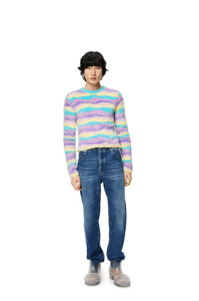 LOEWE Multicolour stripe sweater Pink Multitone plp_rd