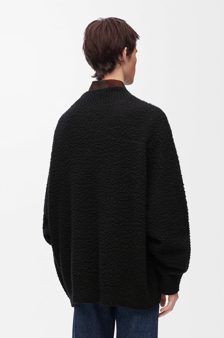 LOEWE 科技羊毛套頭衫 黑色
