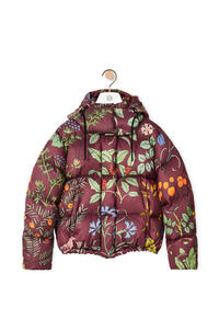 LOEWE Hooded puffer jacket in cotton Multicolor pdp_rd