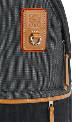 LOEWE Small Backpack in canvas Black plp_rd