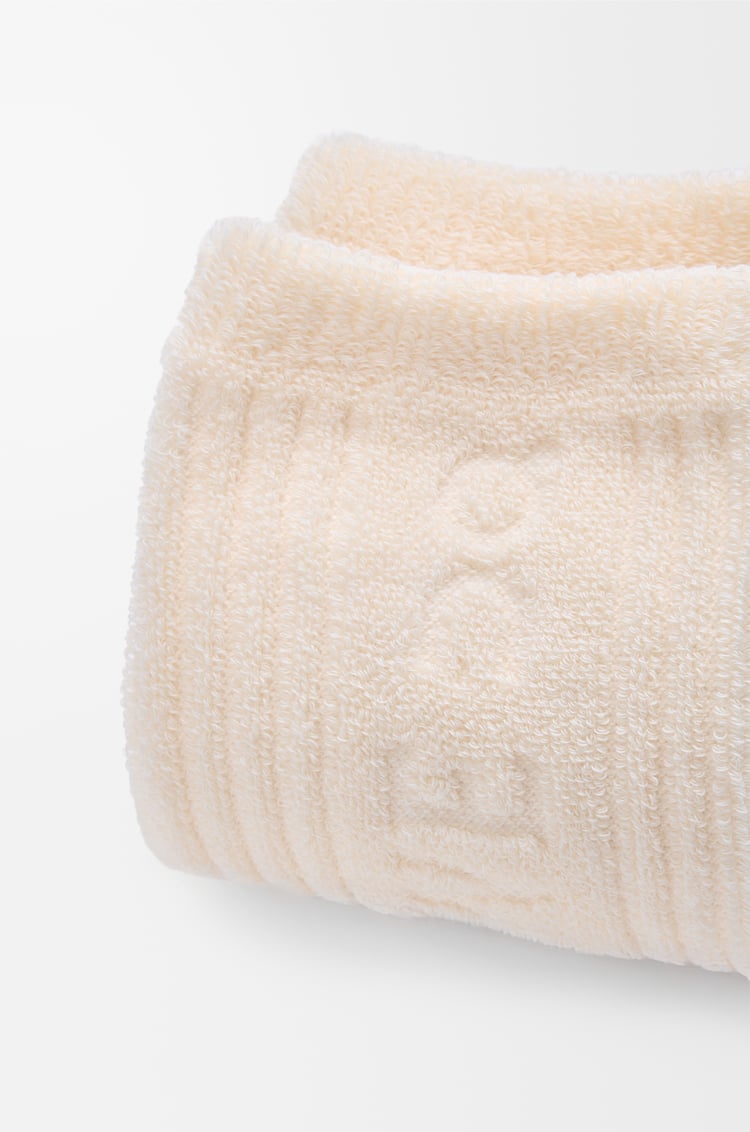 LOEWE Socks in cotton Ivory