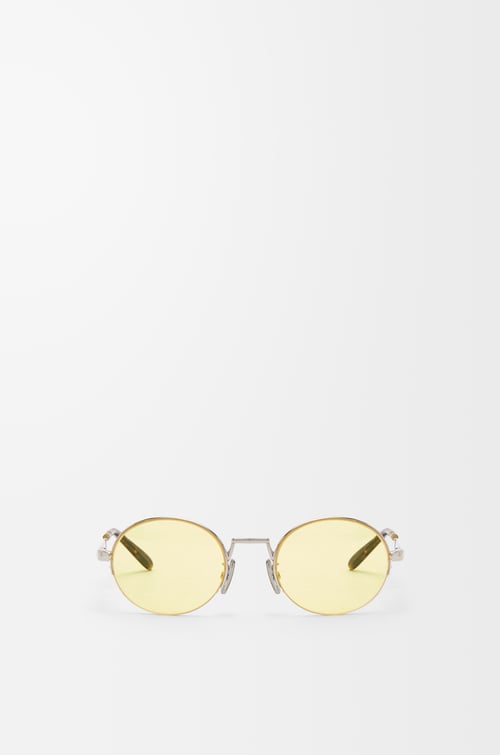 LOEWE Gafas de sol Groove Oval Amarillo