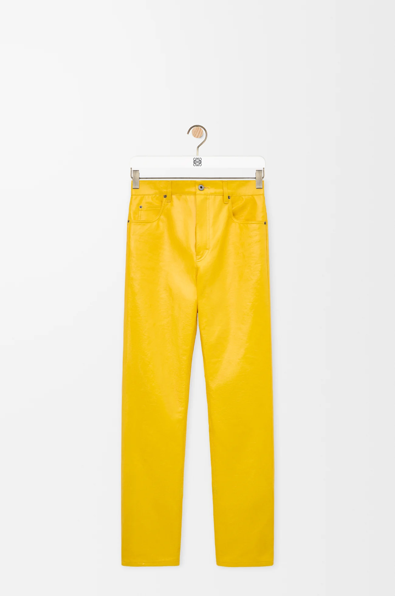 LOEWE Pantalón en mezcla de algodón Amarillo