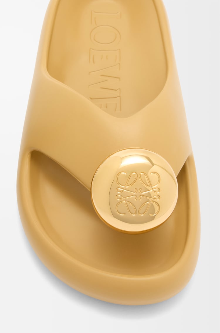 LOEWE Sandalia Foam Pebble Corrector Medio/Dorado