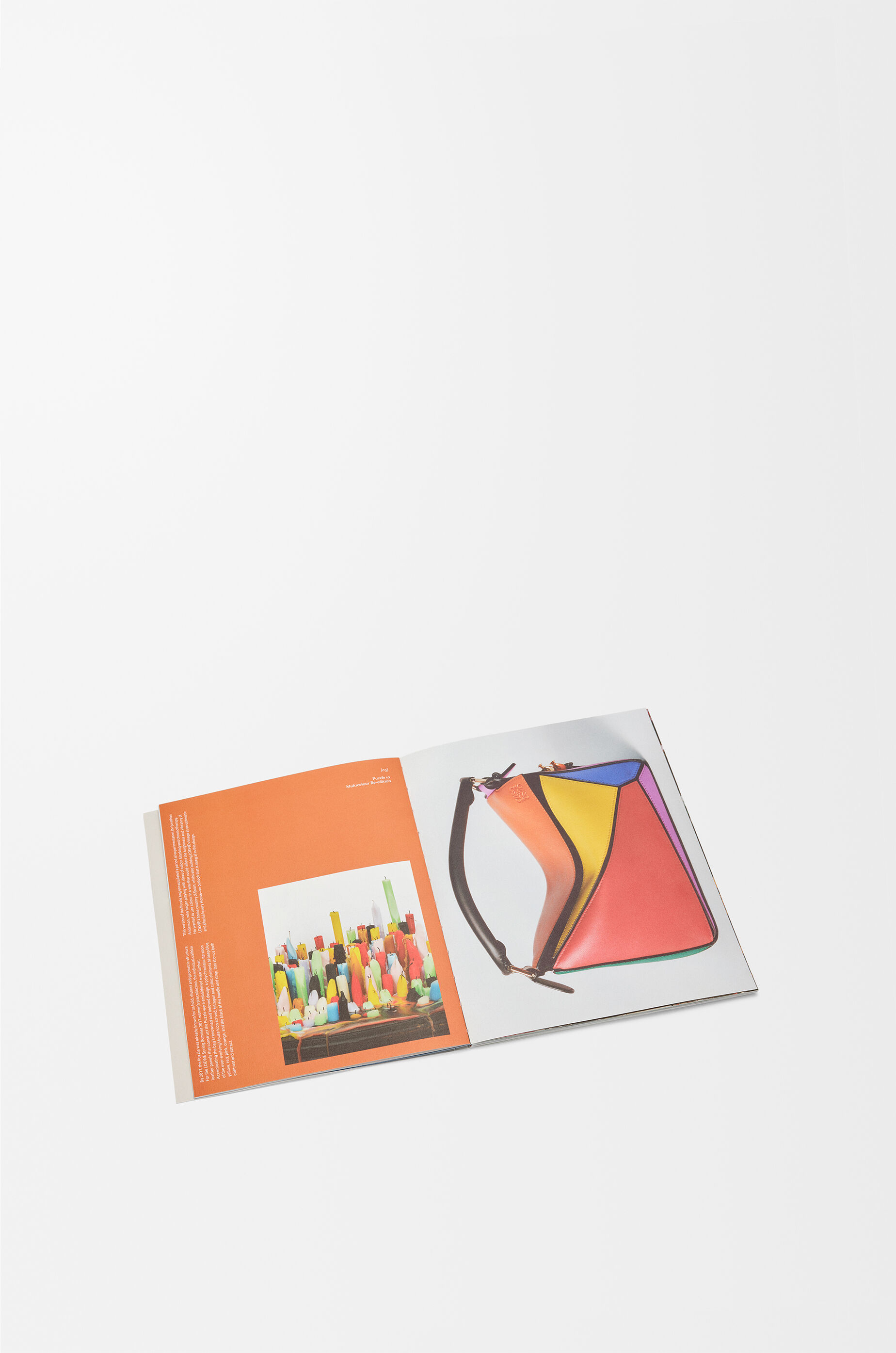 パズル10 マルチカラー リエディション バッグ（クラシックカーフ