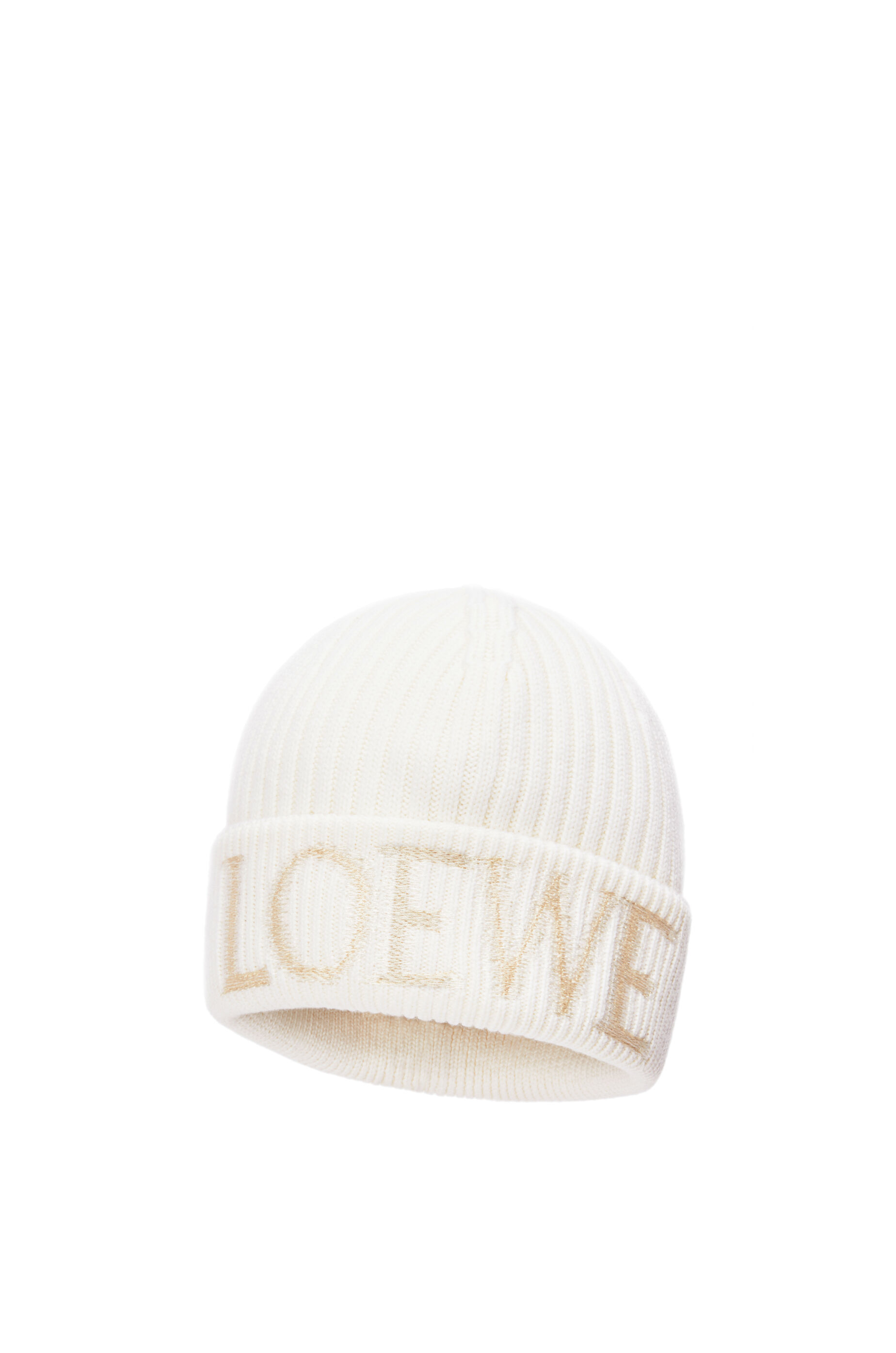 ロエベ ビーニー（ウール） ホワイト - LOEWE