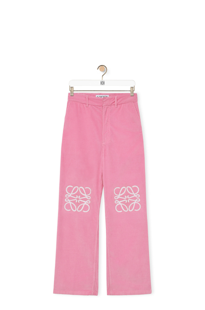LOEWE Pantalón ancho en algodón Rosa