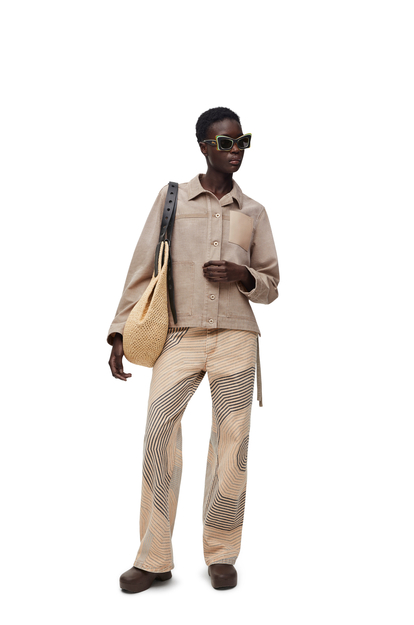 LOEWE Workwear jacket in denim Beige plp_rd