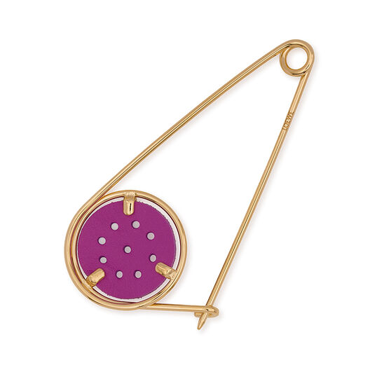 LOEWE Pin Meccano Peq Lila/Oro LOEWE Pin Meccano Peq Lila/Oro all