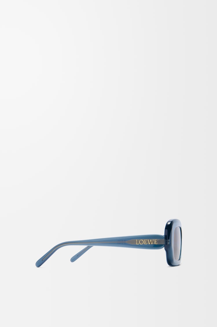 LOEWE Rectangular Slim sunglasses Milky Blue