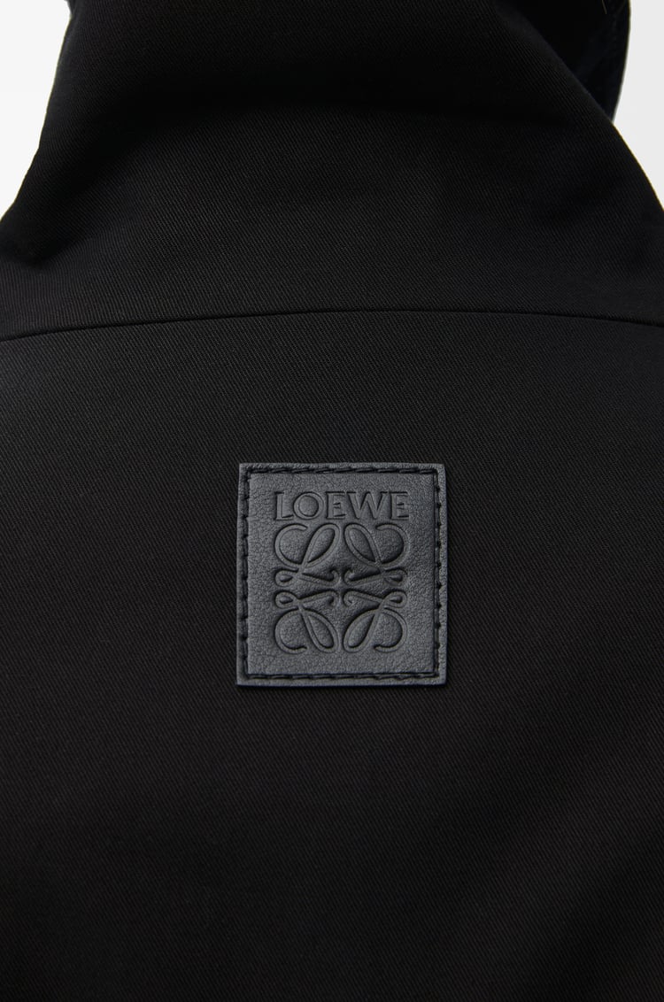 LOEWE Parka en algodón Negro