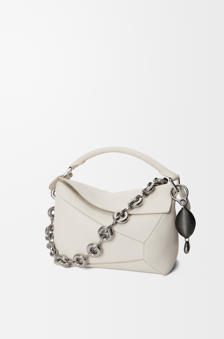 LOEWE Charm Oval Fish Aged Silver