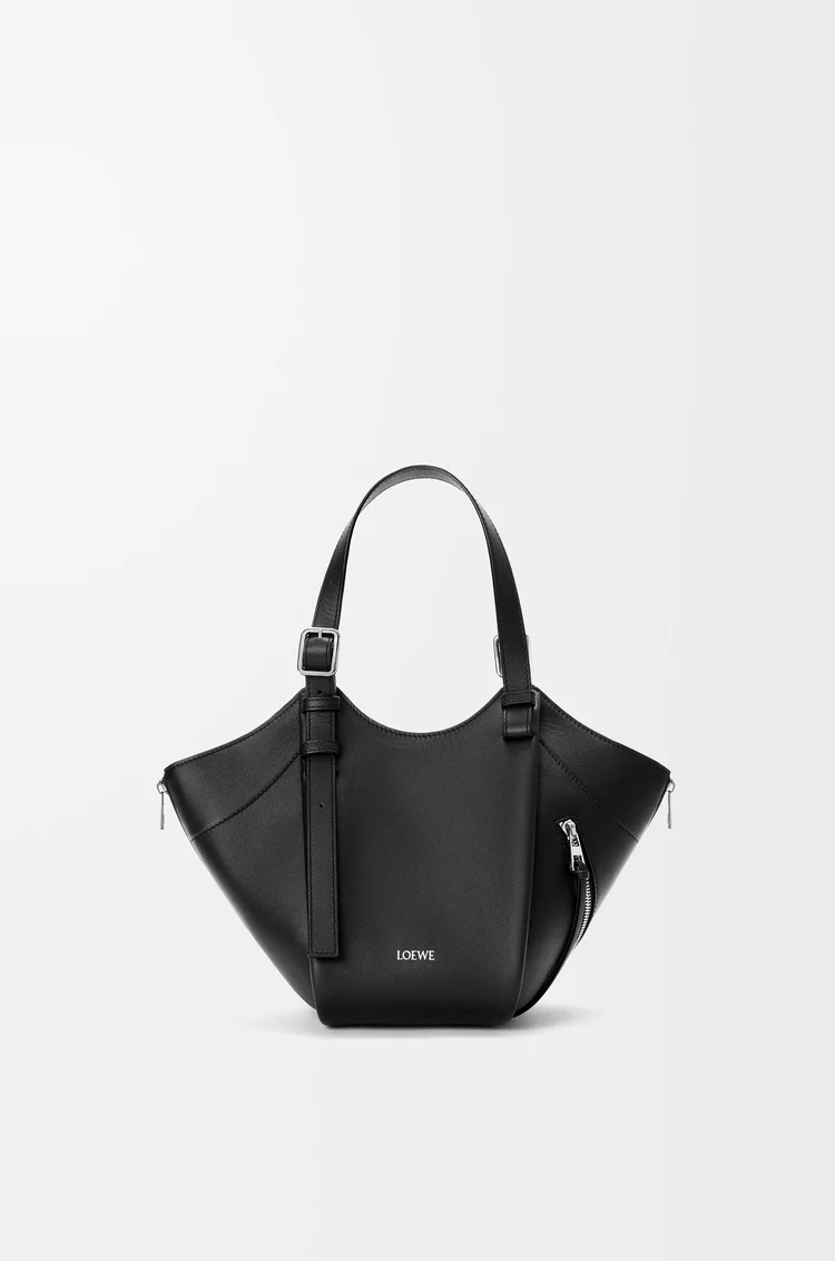 LOEWE Hammock Flip bag in classic calfskin Black