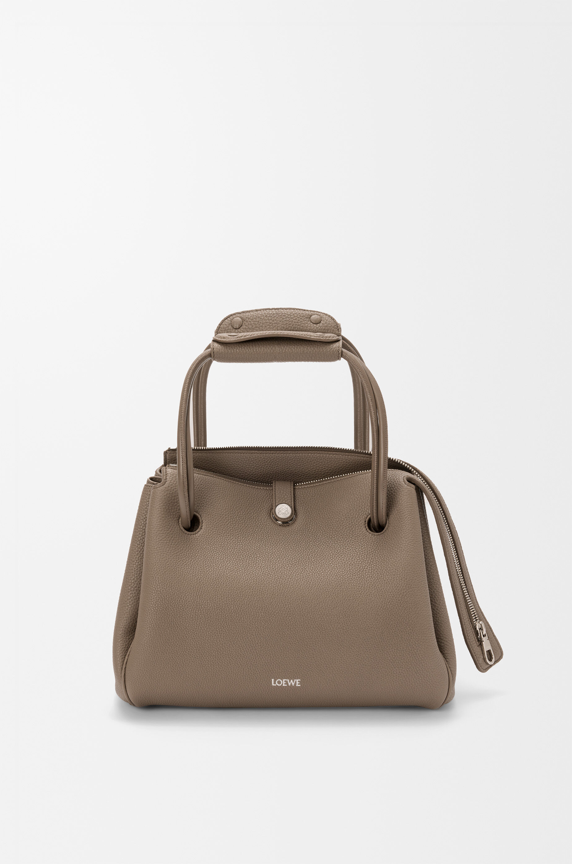Medium Madrid bag in supple grained calfskin Brown - LOEWE