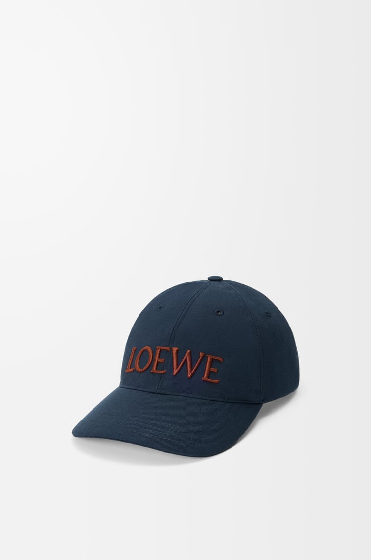 LOEWE 로에베 캡 - 캔버스 딥 네이비