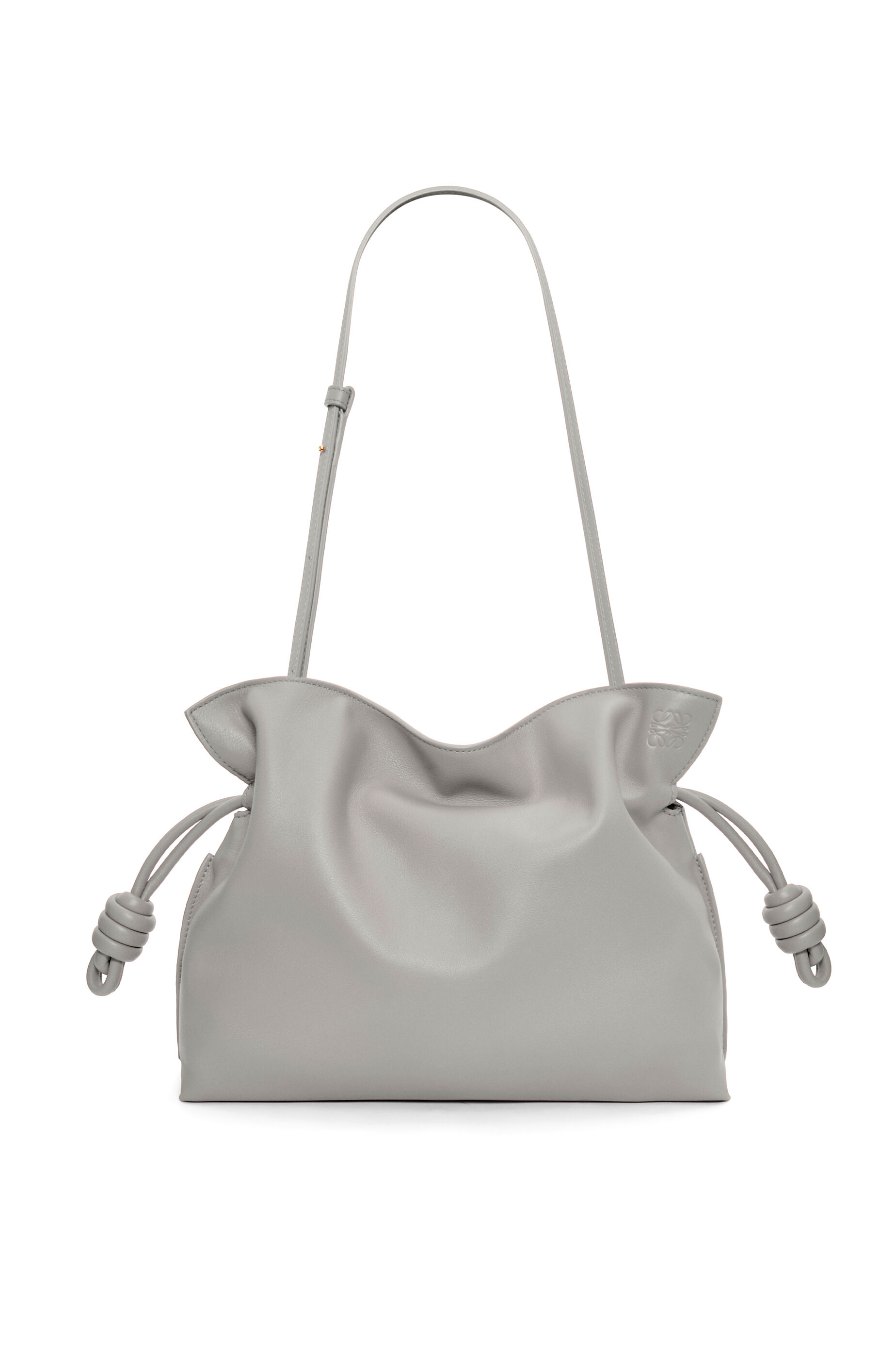 LOEWE☆フラメンコクラッチ（ナパカーフ）グレーxバター フラメンコクラッチ ミディアム（ナパカーフ） グレー - LOEWE