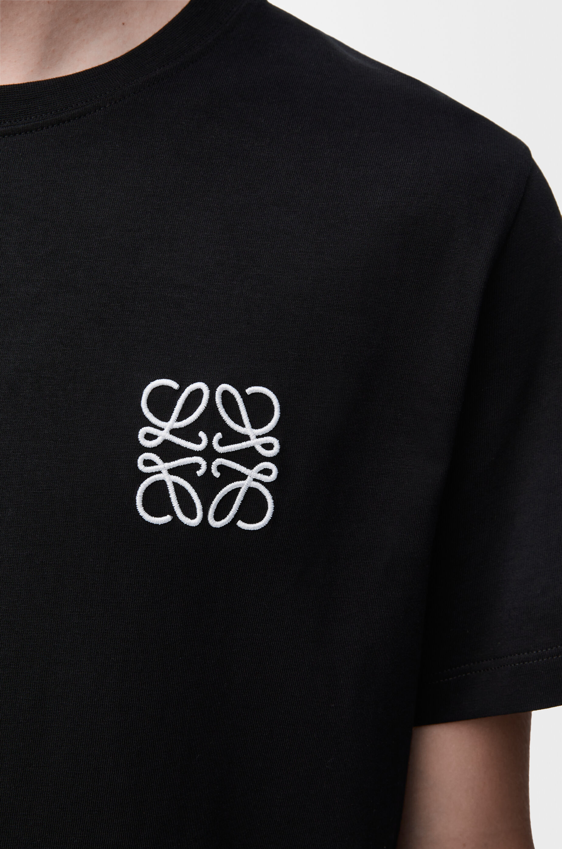 レギュラーフィット Tシャツ（コットン） ブラック - LOEWE