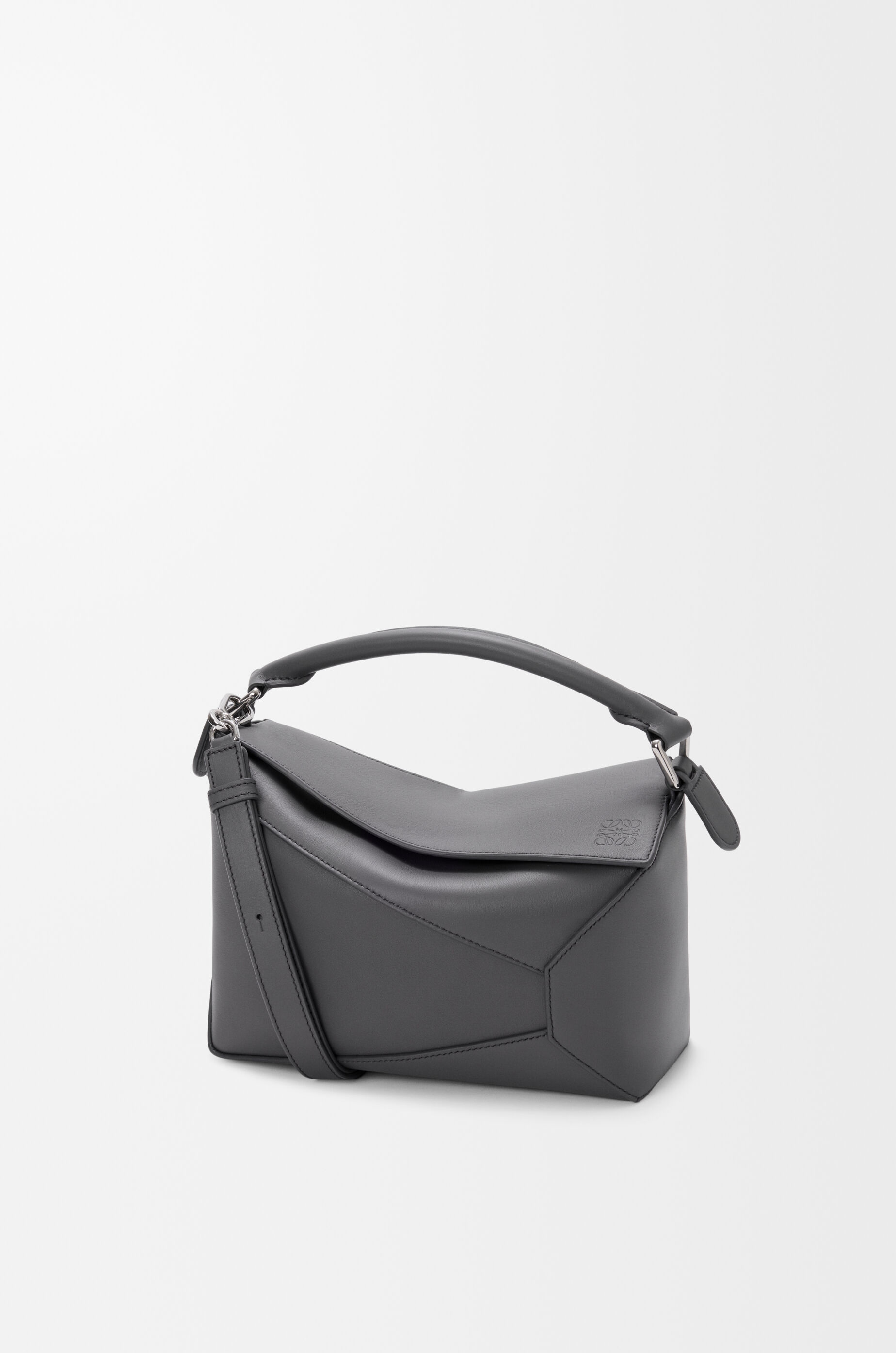 Small Puzzle Edge bag in classic calfskin Brown - LOEWE