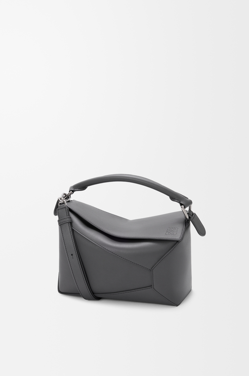 LOEWE Small Puzzle Edge bag in classic calfskin Slate
