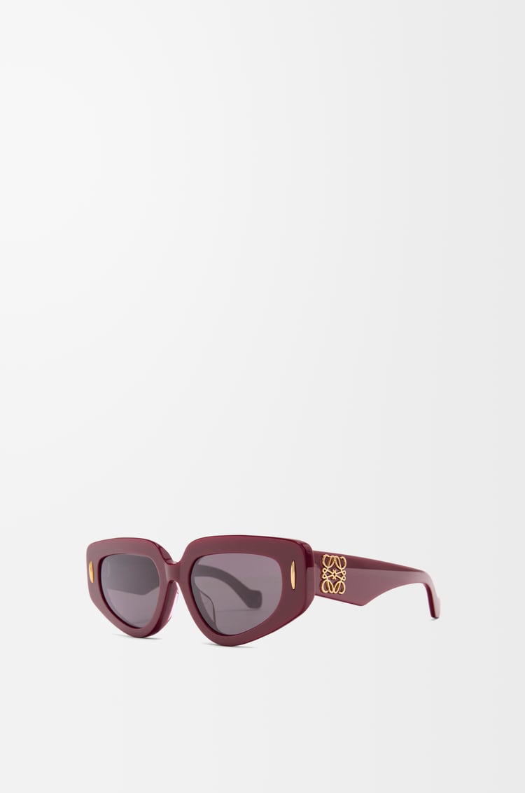 LOEWE Small Butterfly Screen sunglasses Burgundy