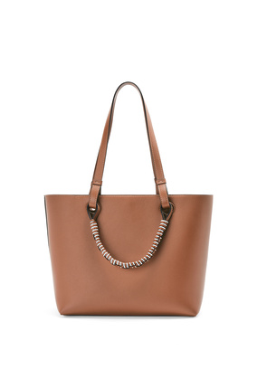 LOEWE Small Anagram Tote in classic calfskin Tan/Soft White plp_rd