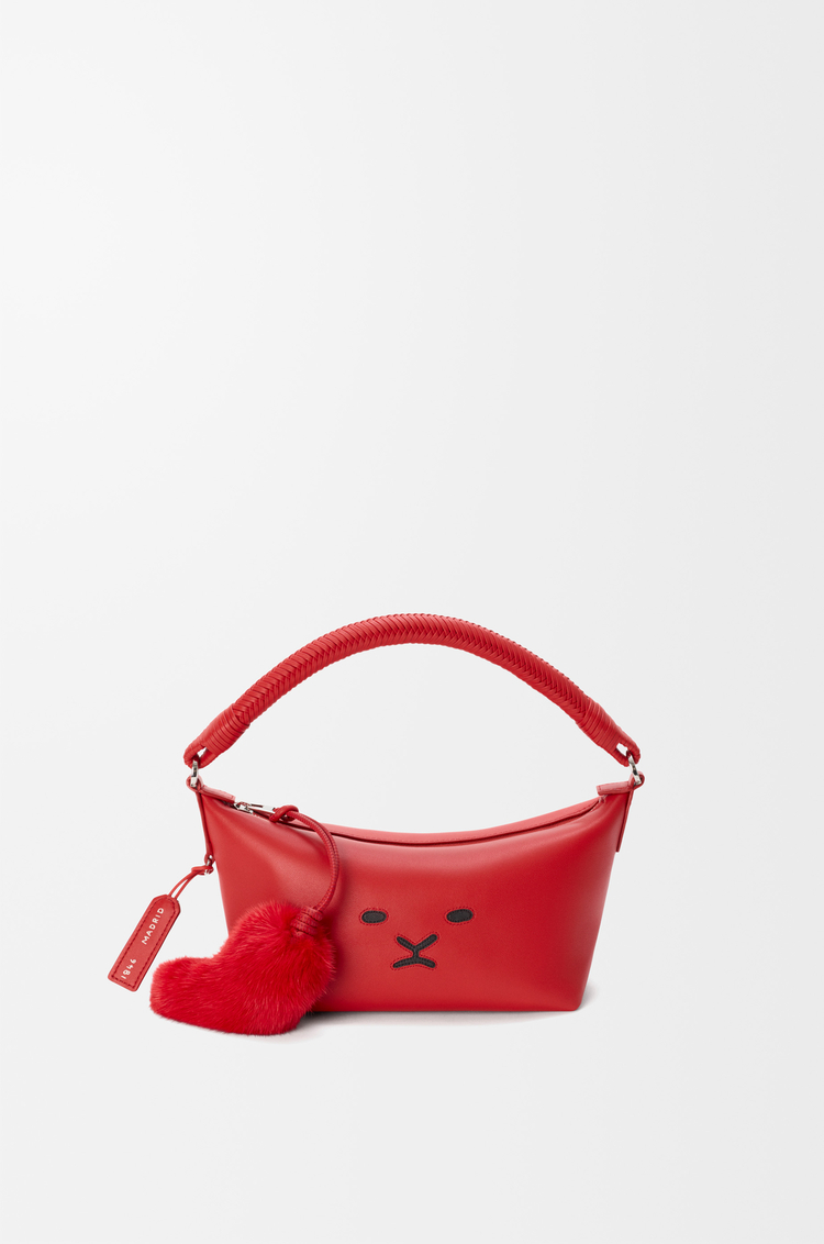 LOEWE Cala mini bag in mellow nappa lambskin Red
